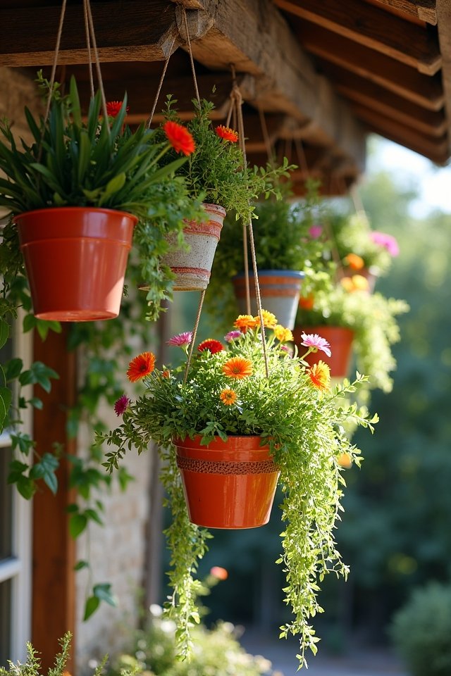whimsical hanging garden oasis