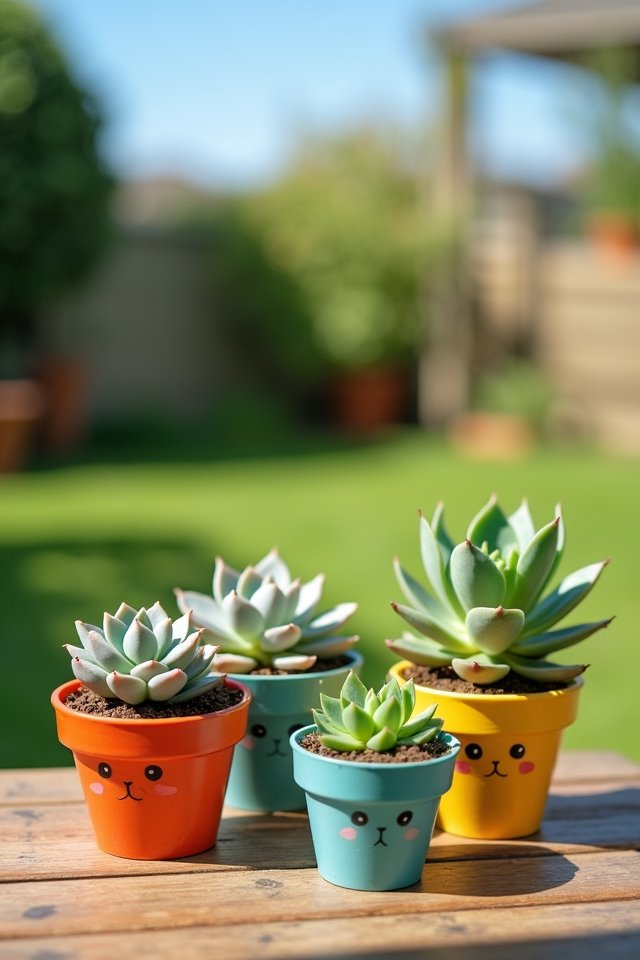 whimsical plant homes creation