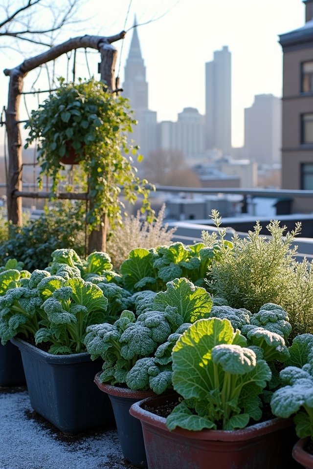 winter gardening with vegetables