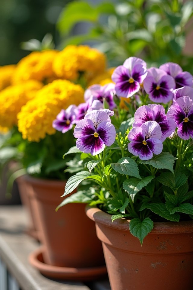 aesthetic container garden design