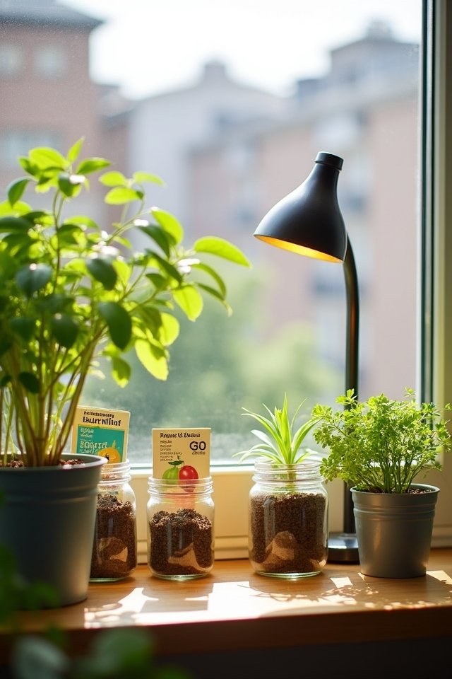 affordable indoor herb gardening