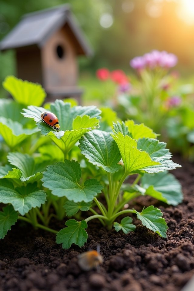 attract beneficial garden predators