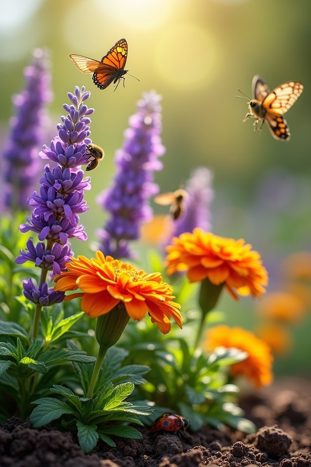 attract beneficial insects naturally