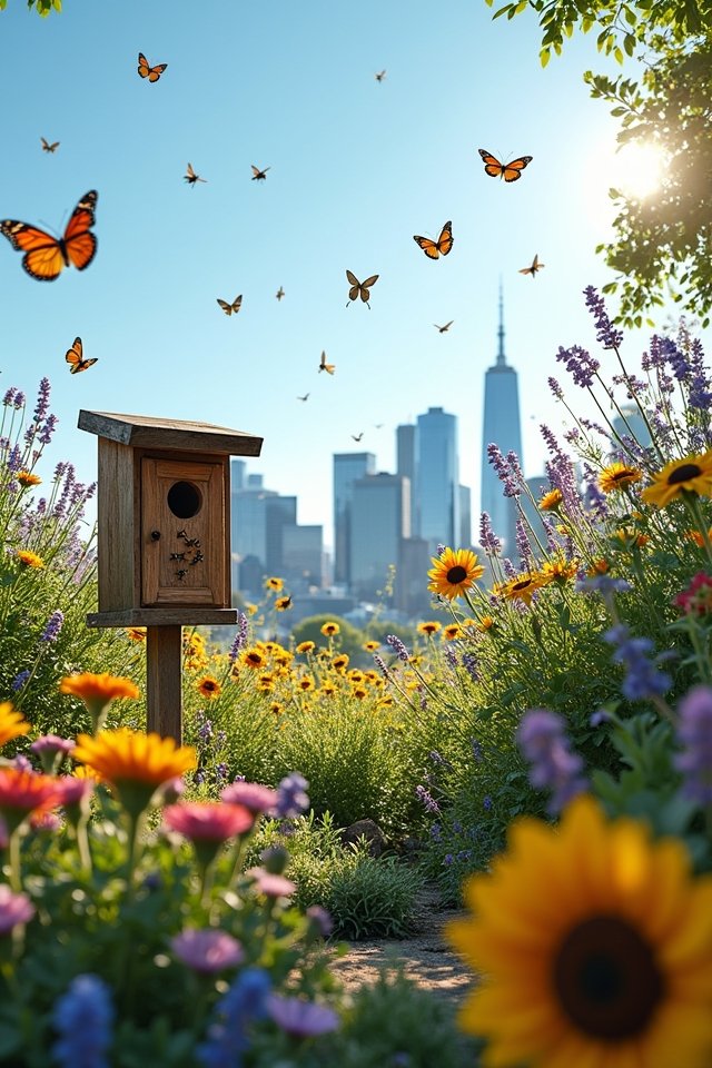 attracting urban pollinators creatively
