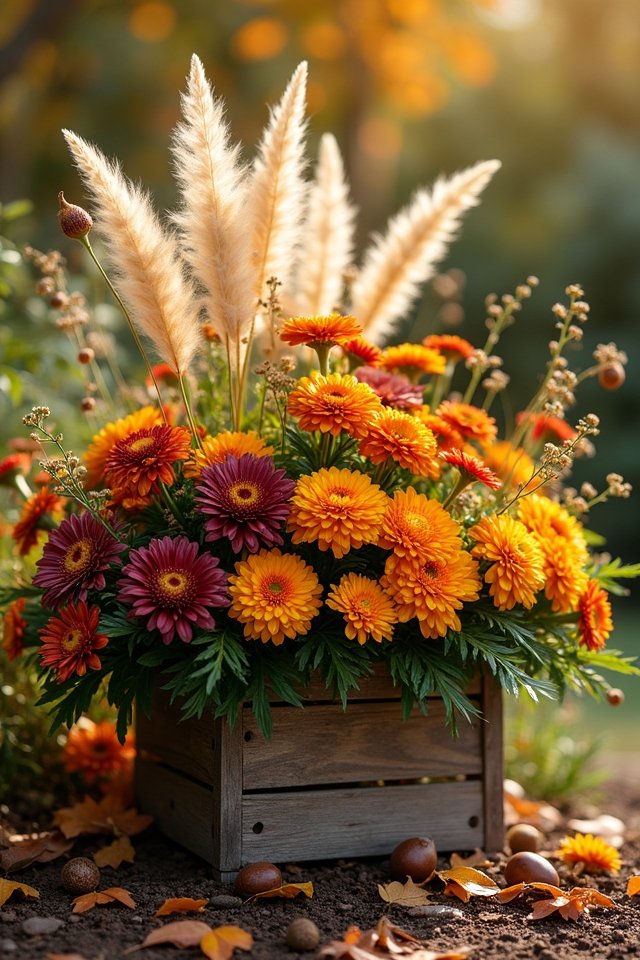 autumn container garden colors