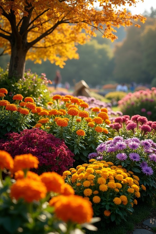 autumn garden floral beauty