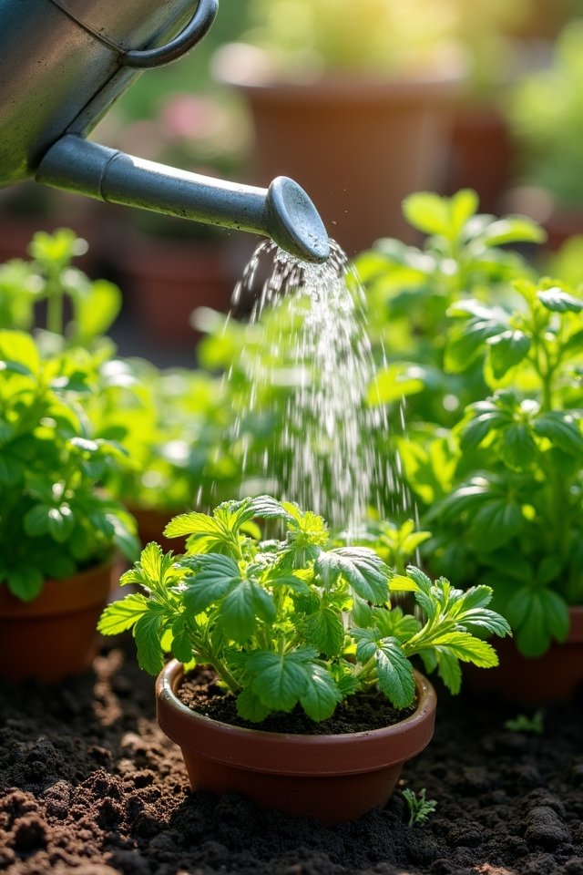 balance moisture for herbs
