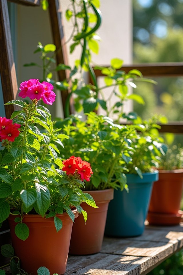 balcony garden plant selection