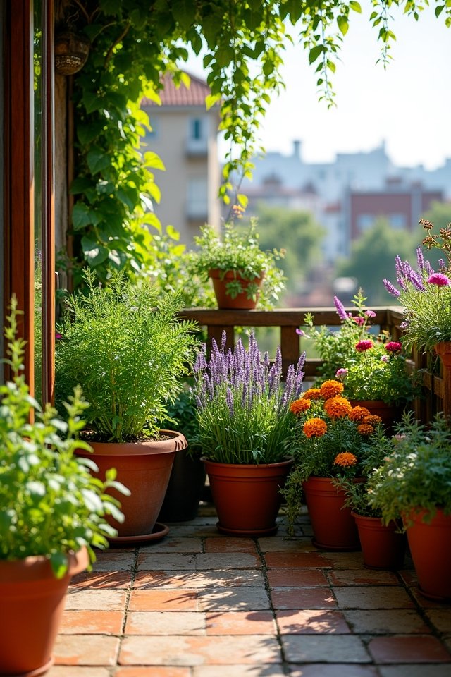 balcony garden plant selection