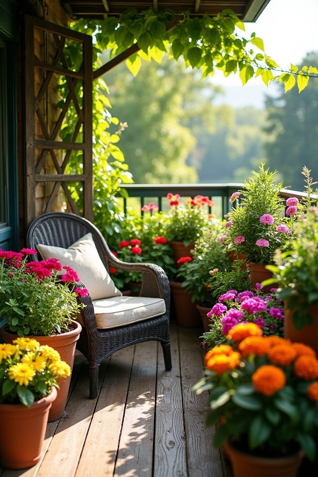 balcony garden seasonal planting
