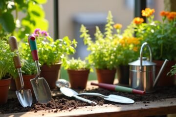 balcony gardening compact tools