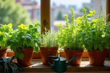 balcony herb garden maintenance