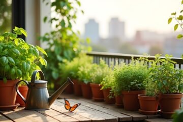 balcony herb gardening tips
