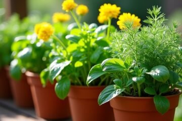 beginner friendly container herbs