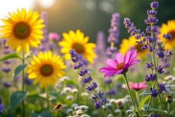 beneficial insects attracting flowers