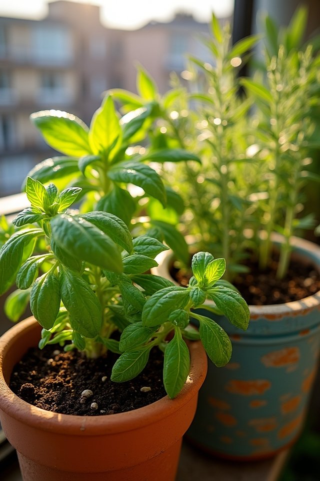 boost container herb growth