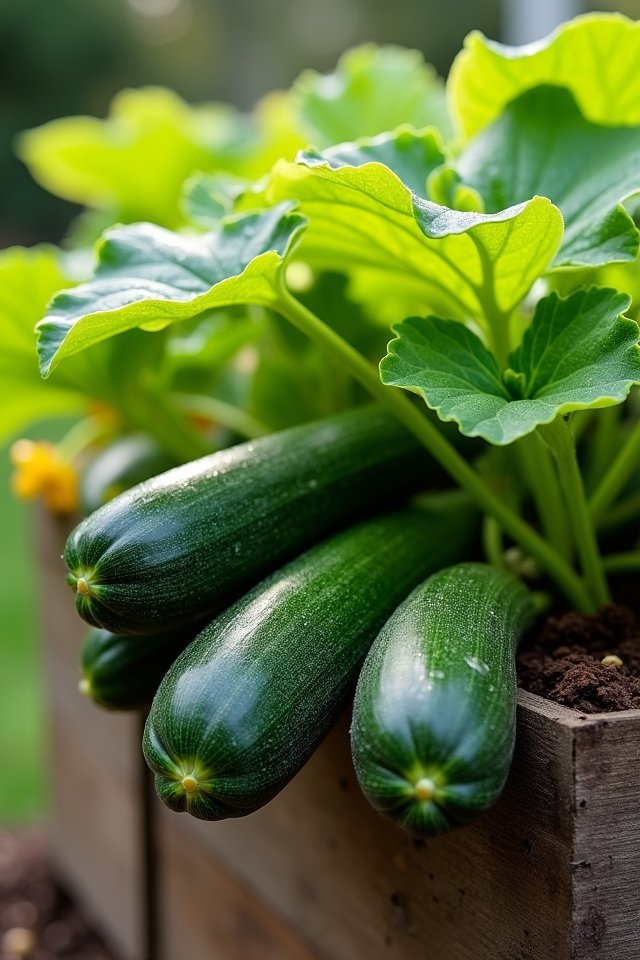 bountiful zucchini container garden