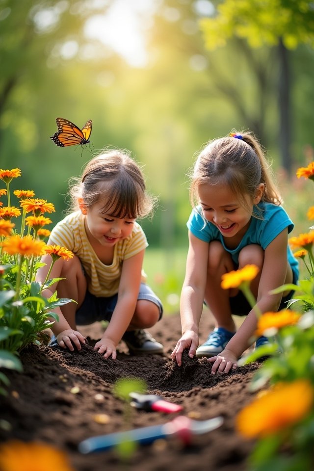 butterfly garden spring adventure