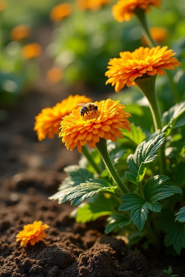 calendula enhances garden health