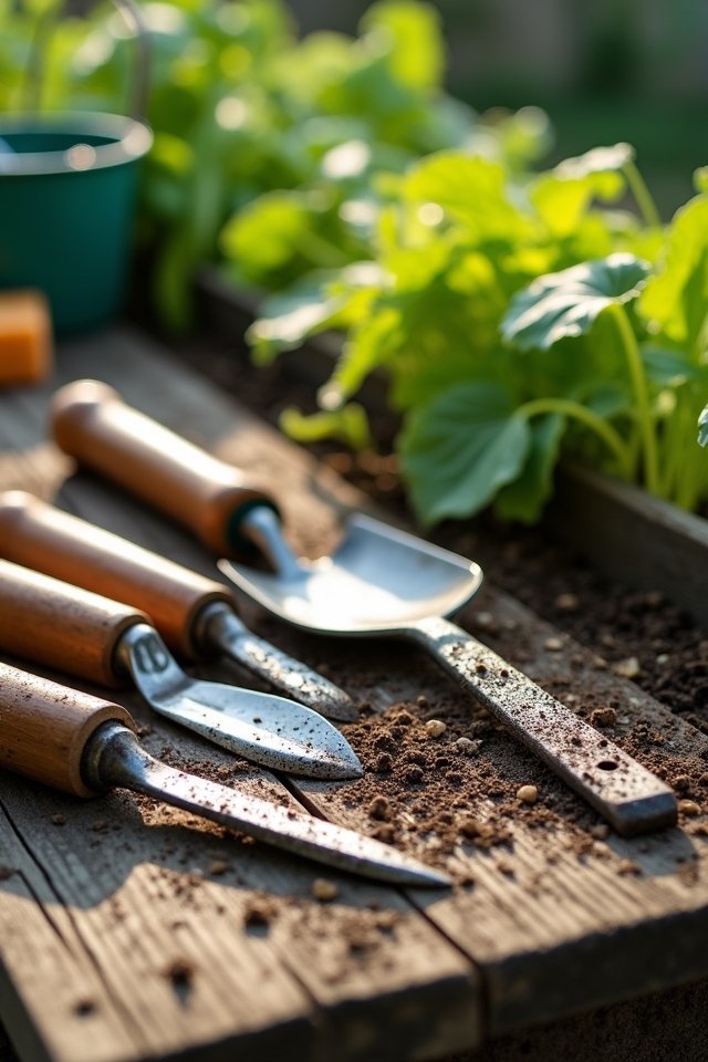 care for garden tools