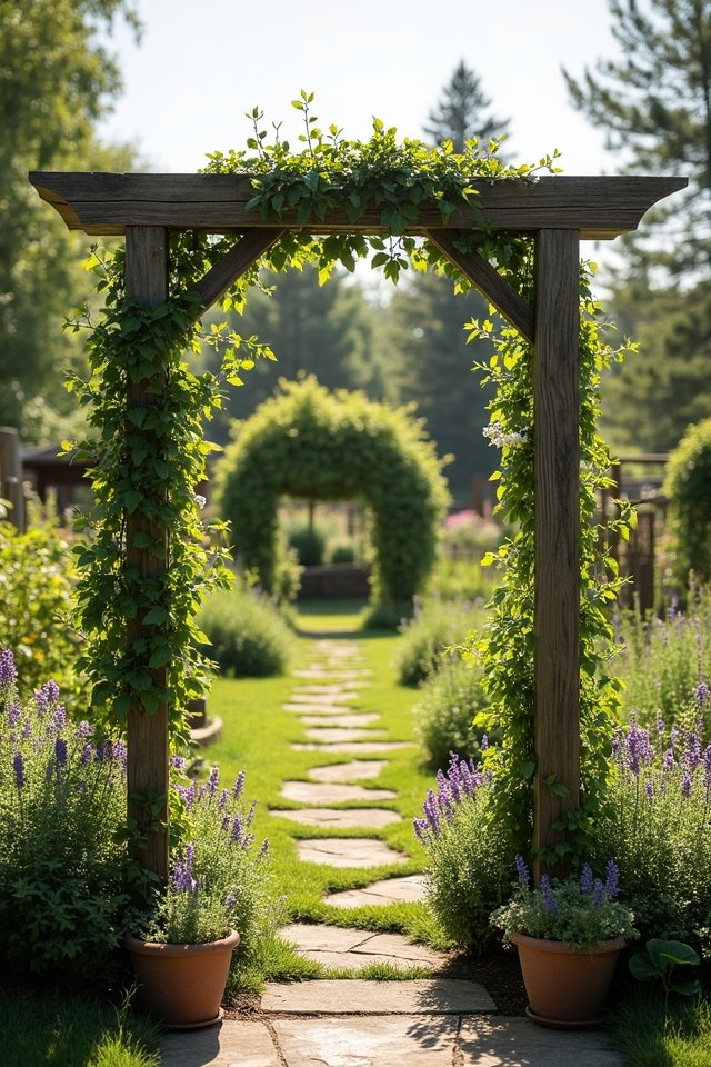charming a frame plant support