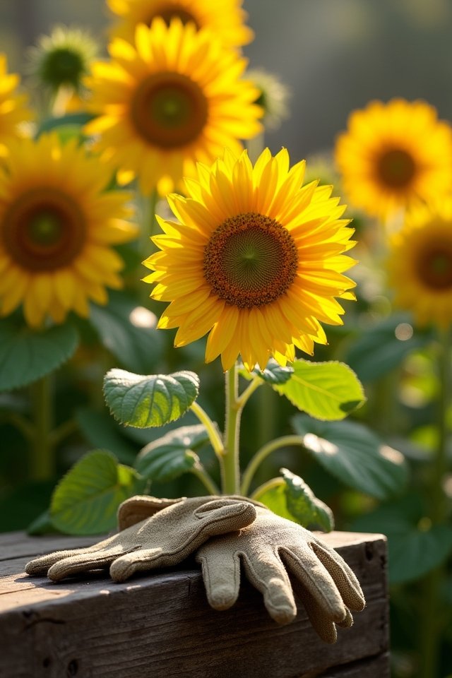 cheerful easy to grow sunflowers