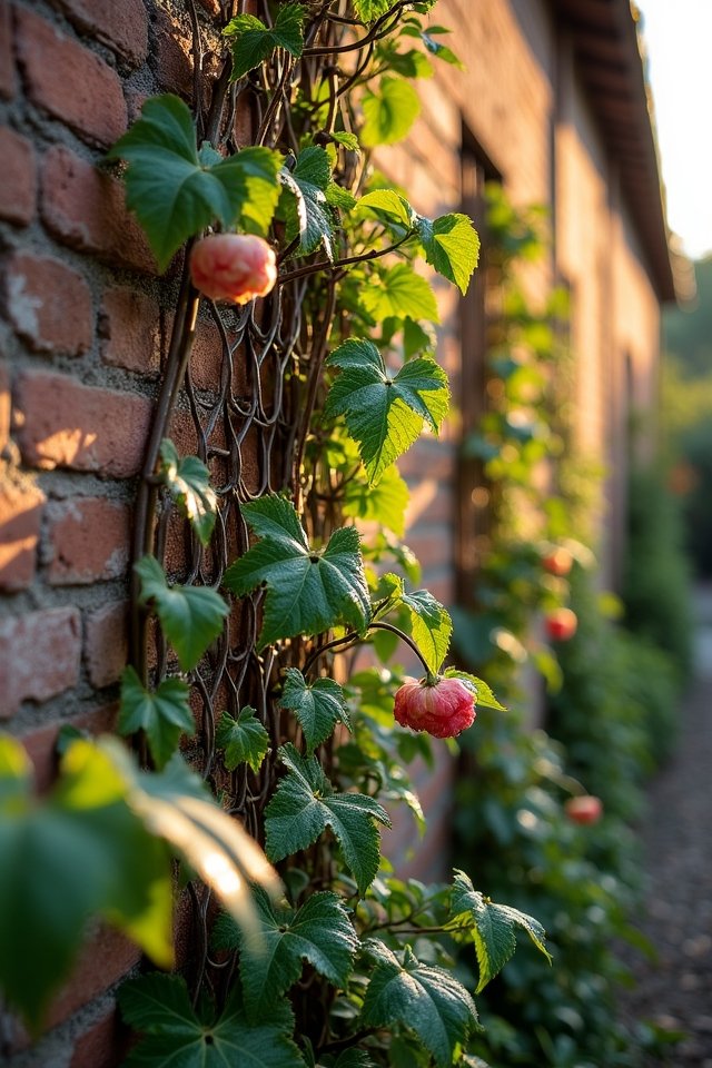 chic wall mounted plant support