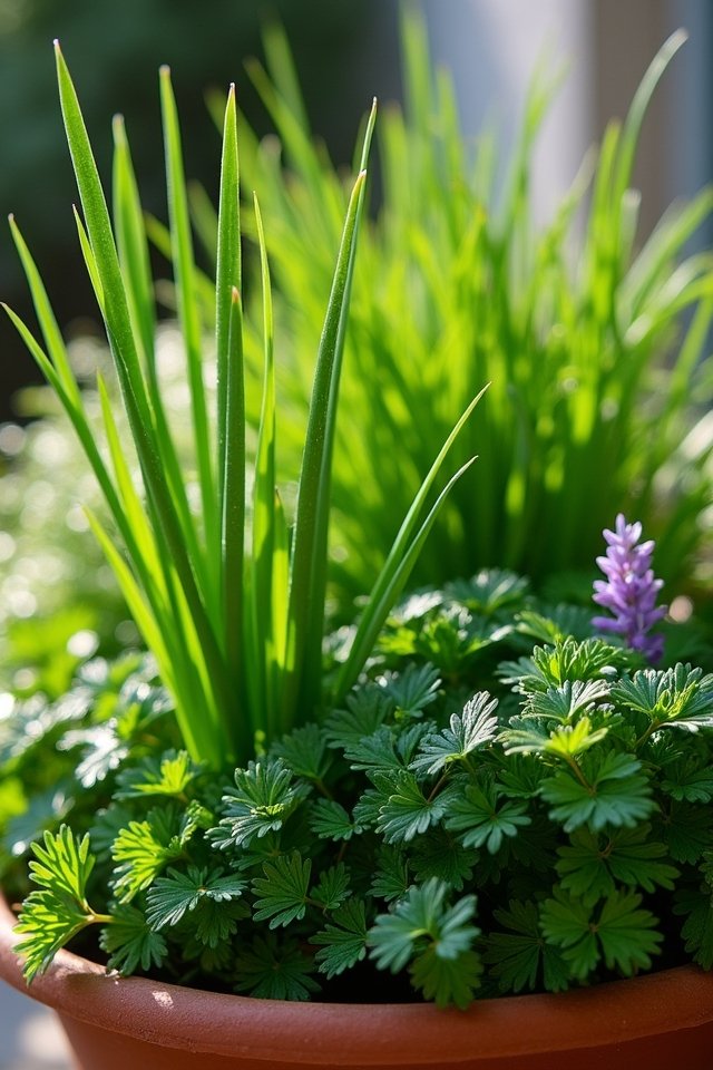 chives and parsley enhance dishes