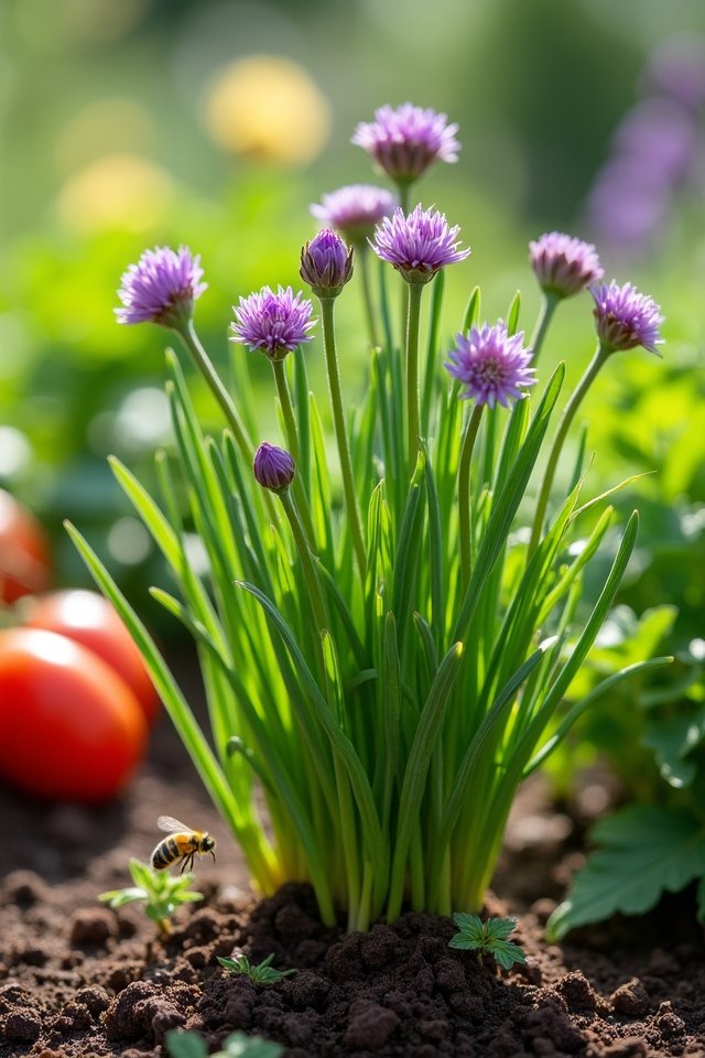 chives flavorful pest deterrent