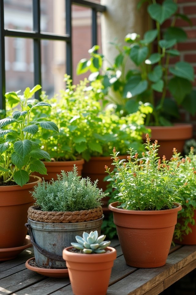 choose appropriate plant containers