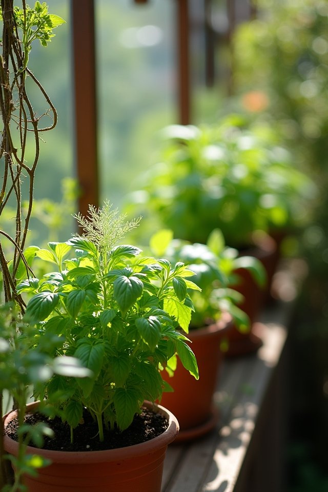 choose flavorful balcony herbs