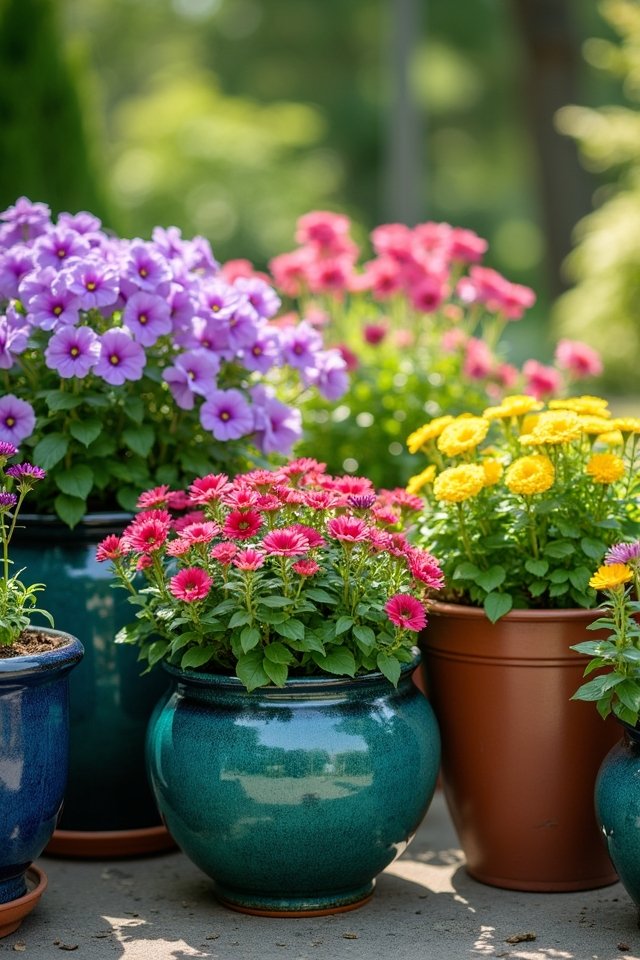 choose suitable flower containers