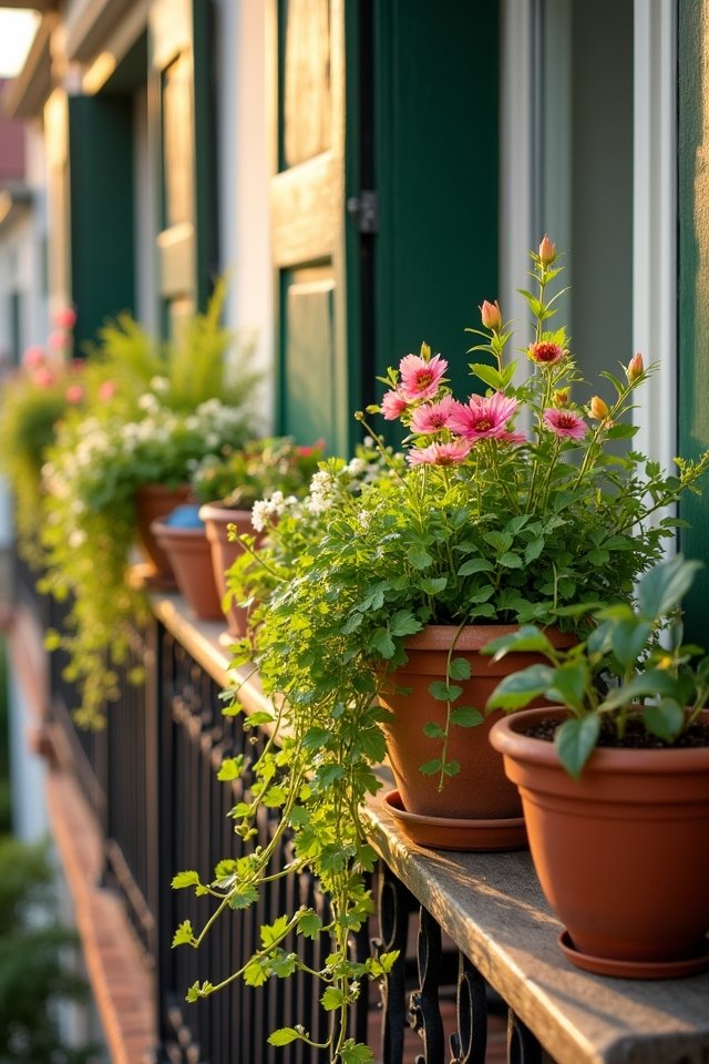 choosing balcony garden containers