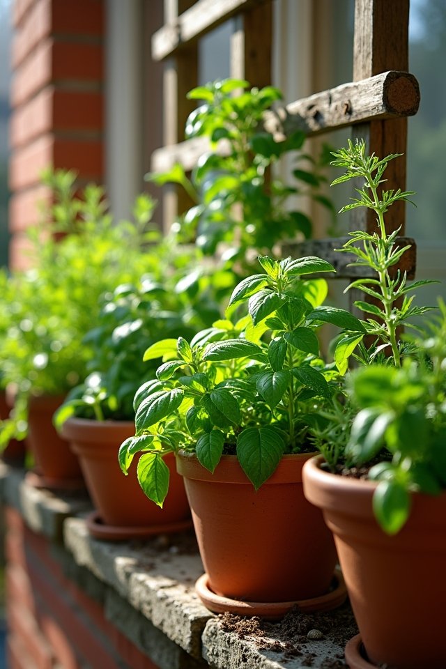choosing ideal herb containers