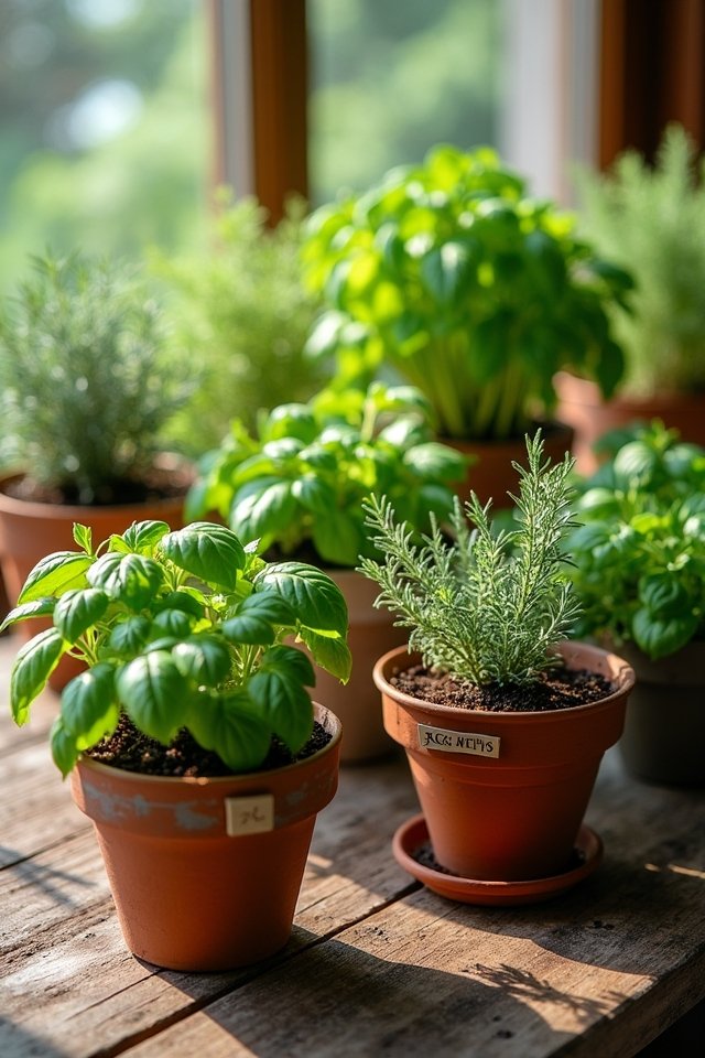 choosing stylish herb containers
