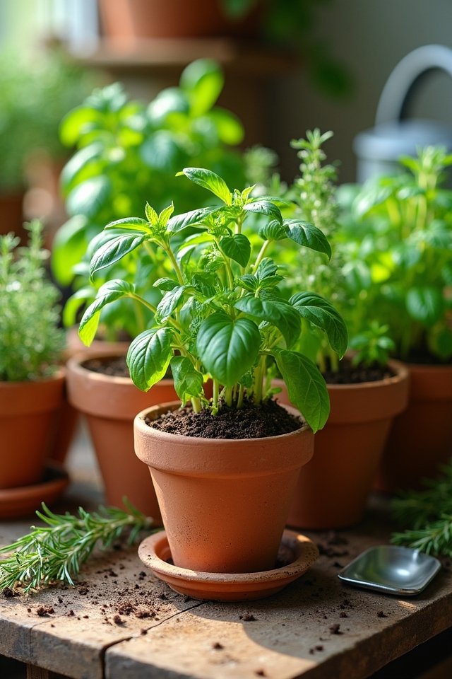 choosing stylish herb containers