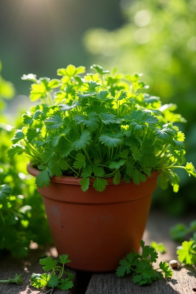 cilantro enhances culinary dishes