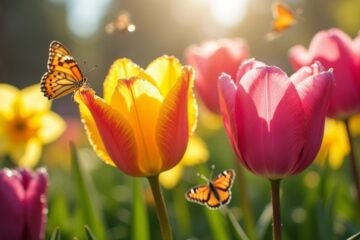 colorful blooms for gardens