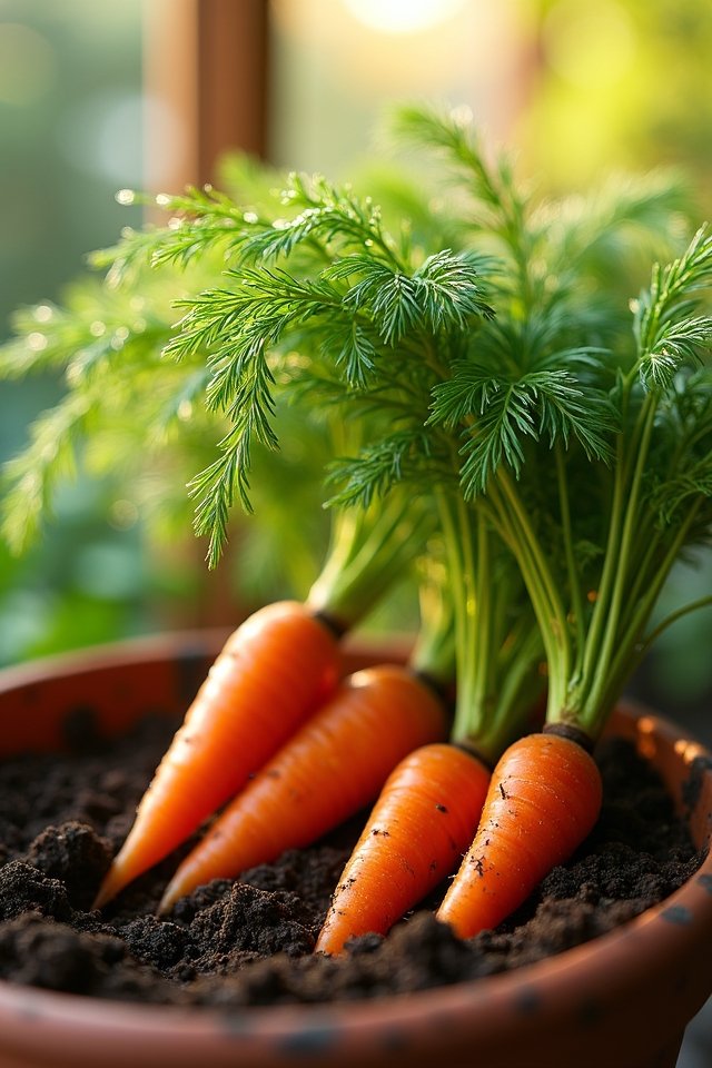 colorful container carrot varieties