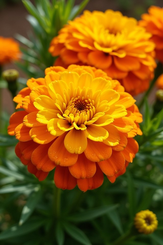colorful pest repelling flowers