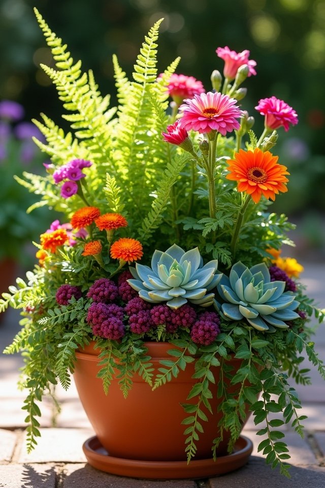 colorful plant arrangement tips