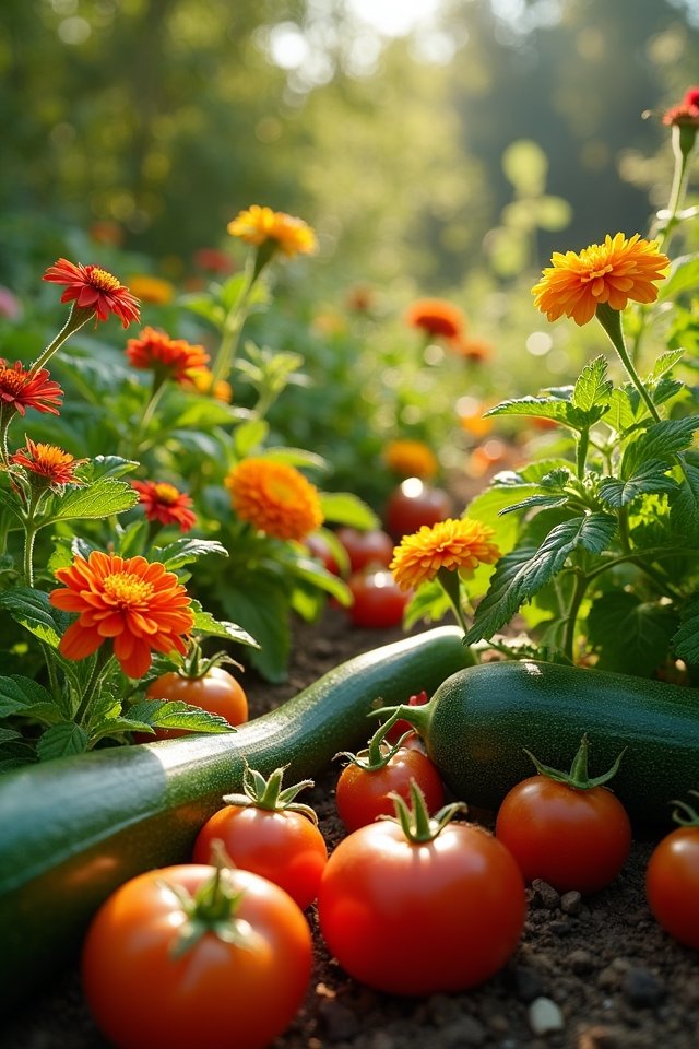 companion flower garden design