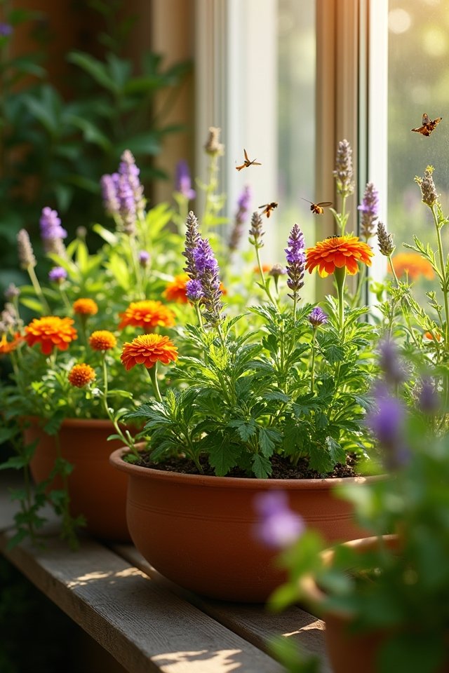 companion planting attracts pollinators
