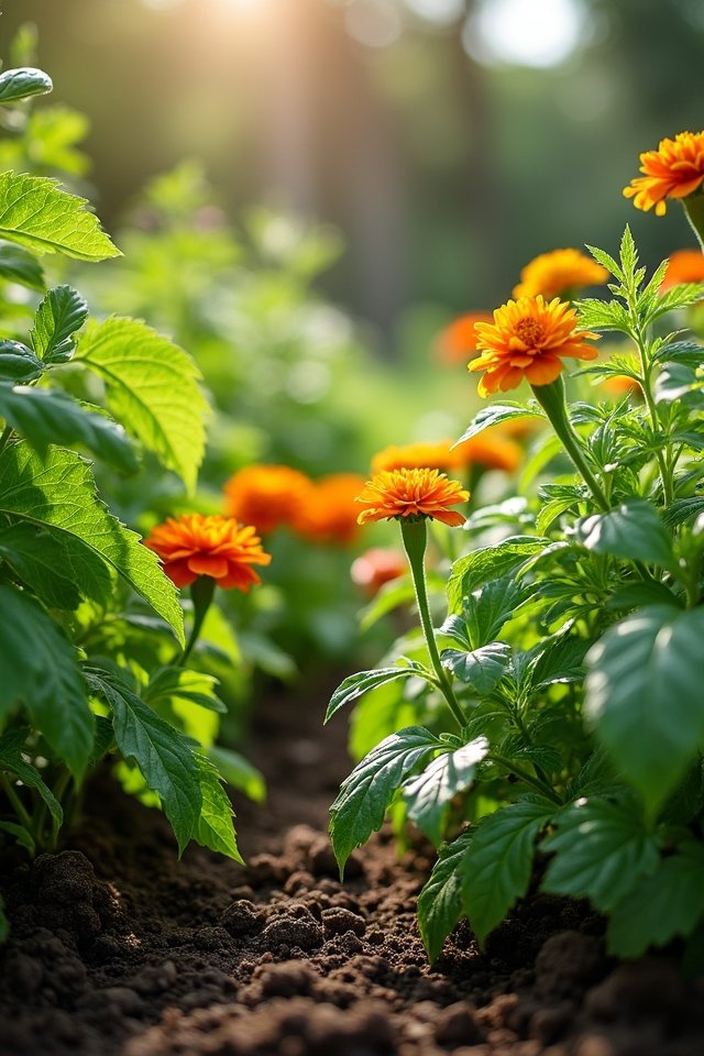 companion planting enhances growth
