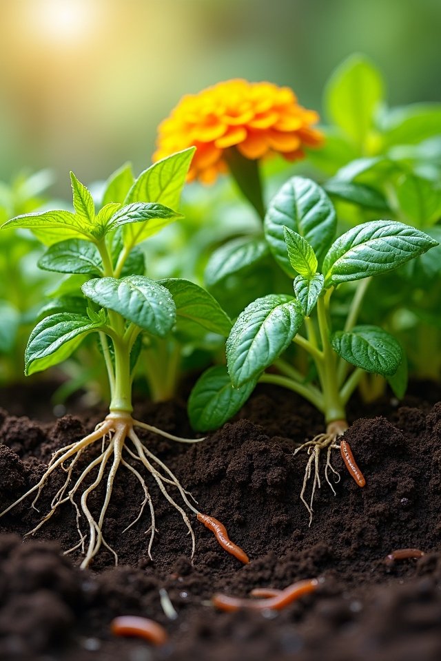 companion planting enhances soil