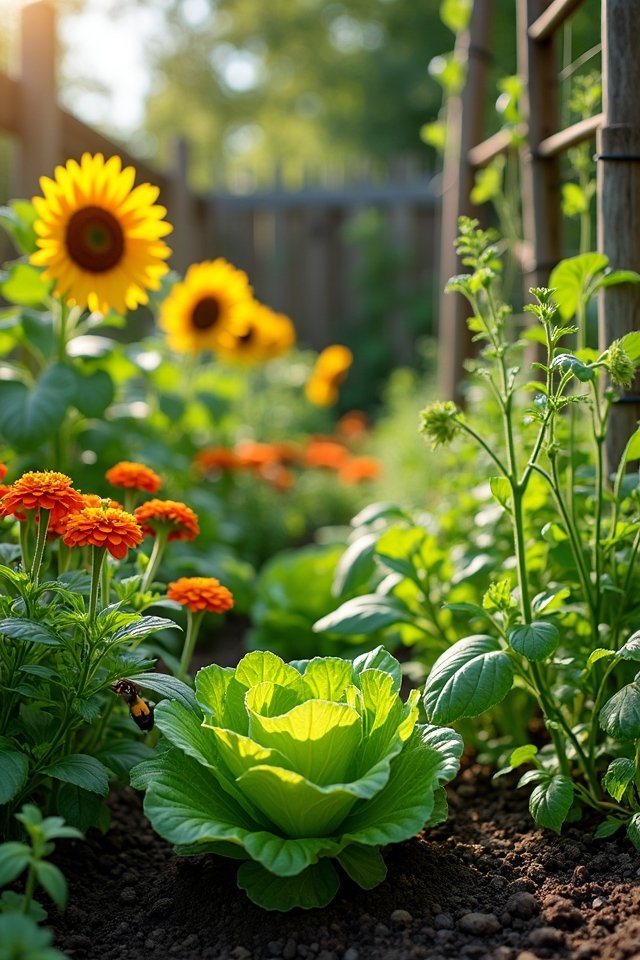 companion planting maximizes space