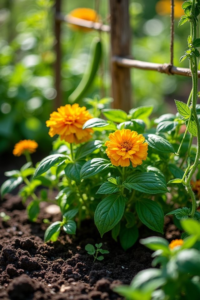 companion plants optimize space