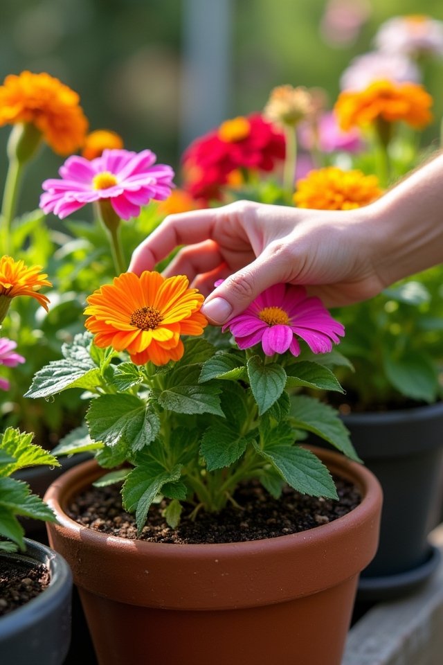 container flowers thrive easily