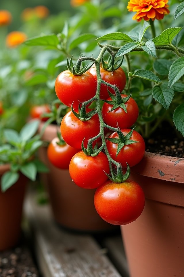 container garden tomato joy