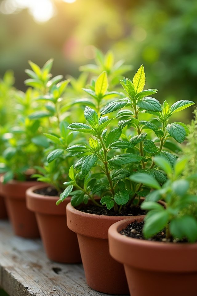 container gardening for herbs